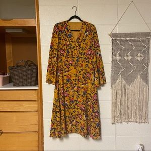 Tanya Taylor Size 10 M Idella Silk Dress Marigold